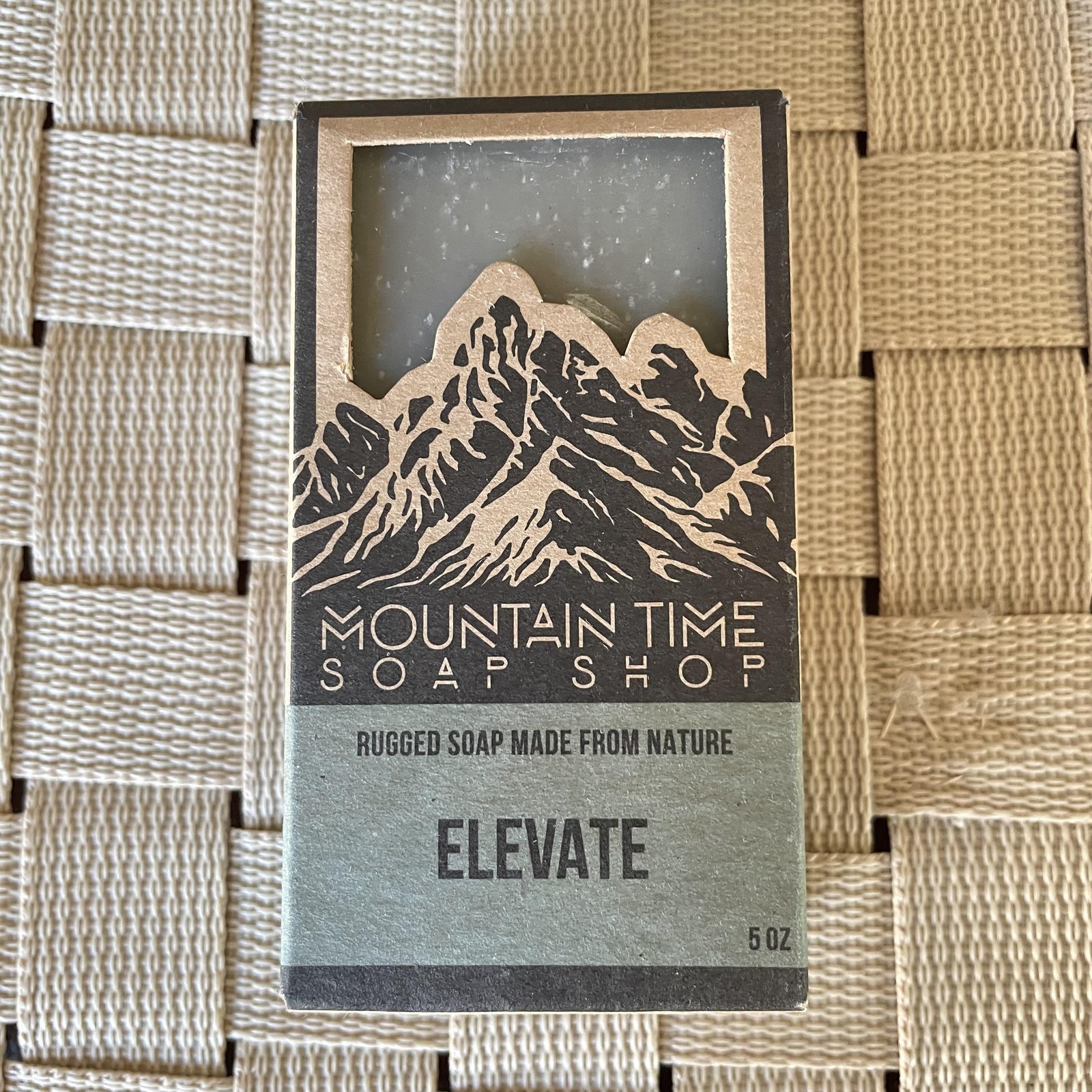 Mountain Time Soap Shop Elevate Bar Soap 5 Oz Vegan Natural Biodegradable USA