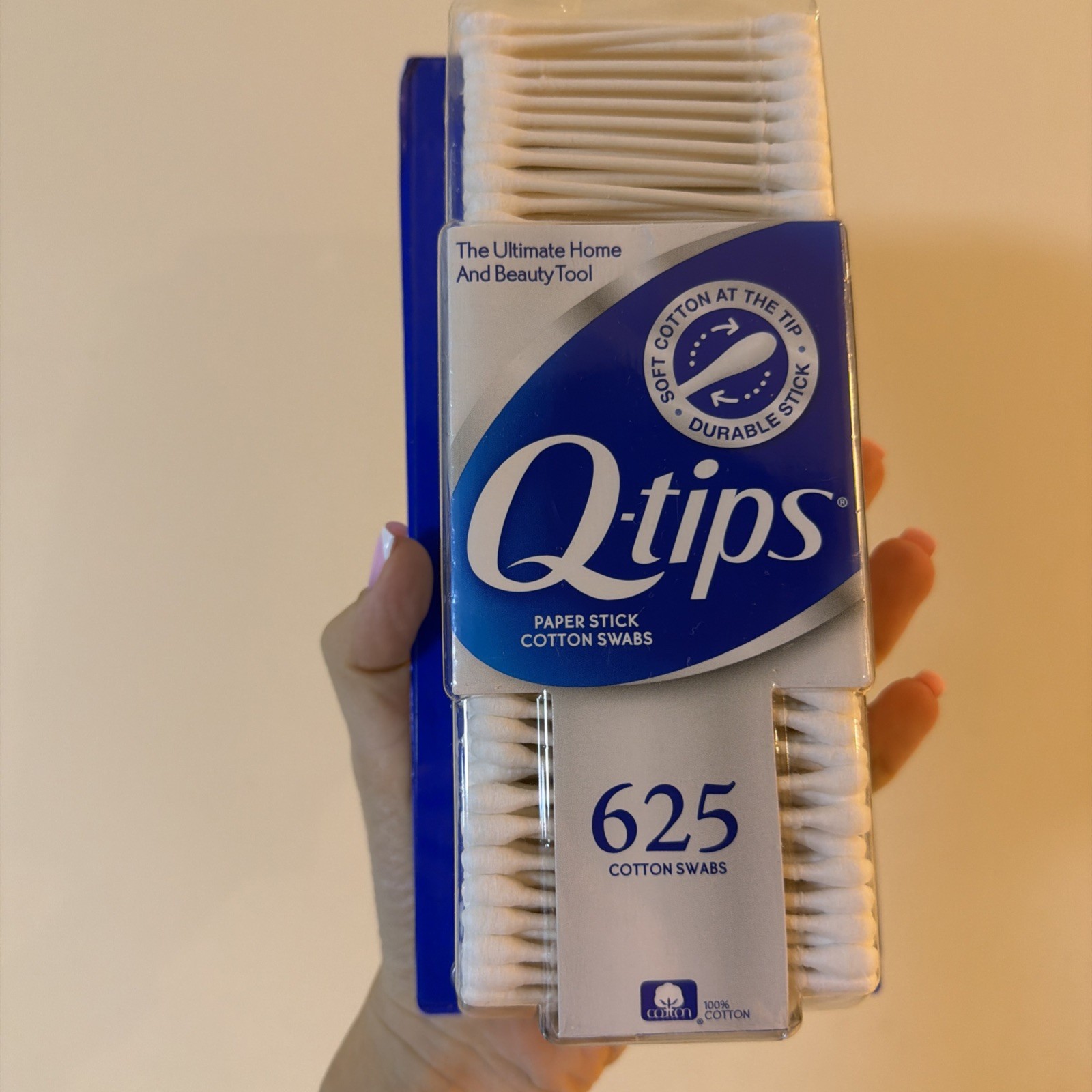 Q-TIPS COTTON SWABS 625 CT Q-TIPS COTTON SWABS. Free Shipping!