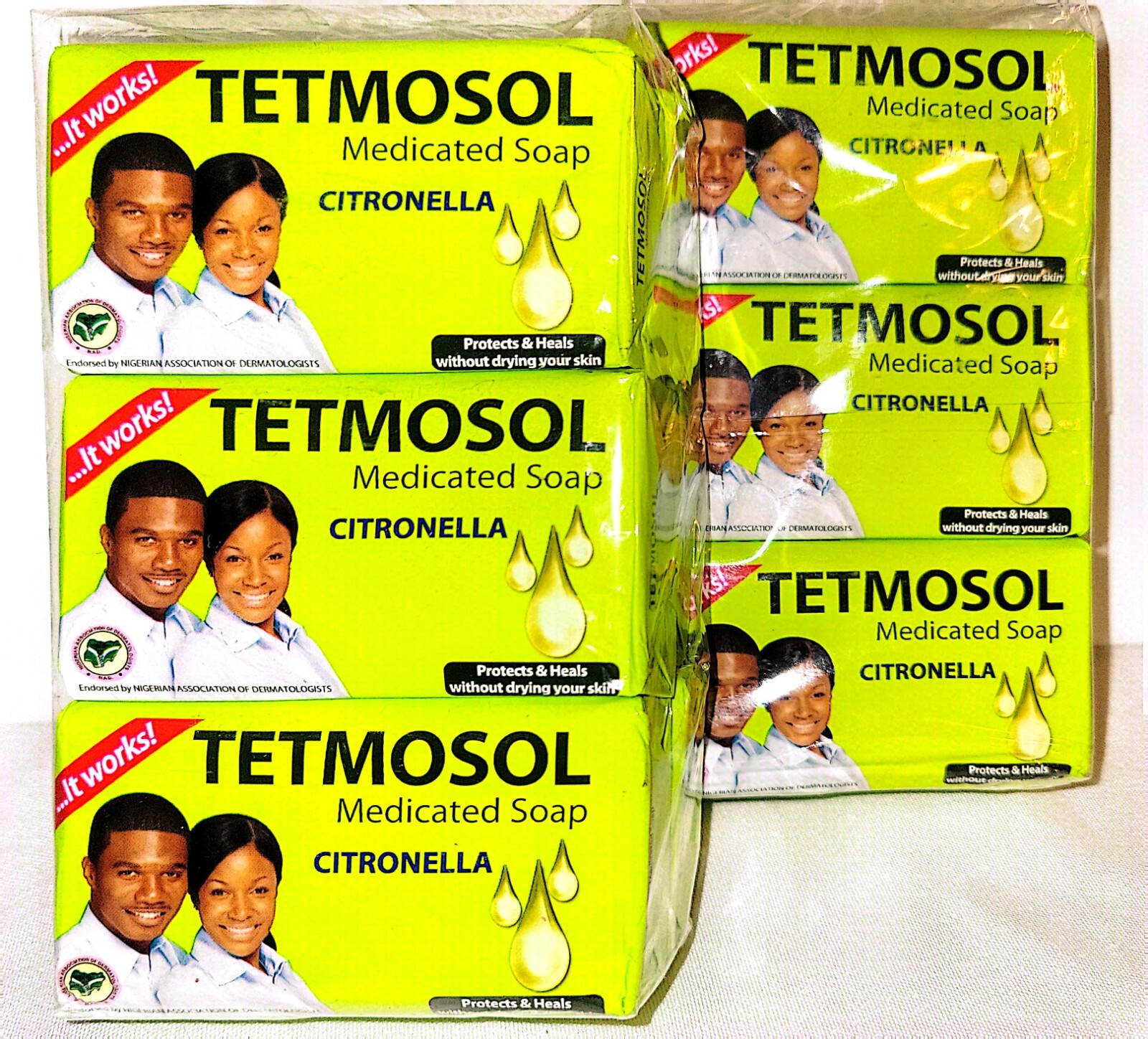 6 X Tetmosol Medicated Soap Citronella LOT OF 12 SOAPS. USA 🇺🇸 SELLER