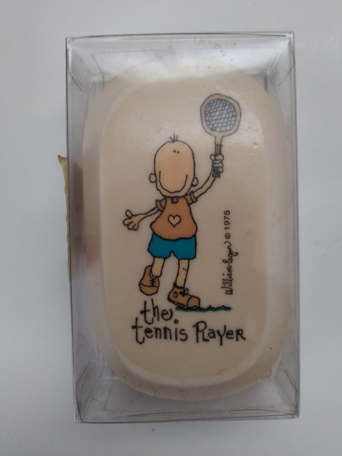 Vintage 1975 Bill Eagan The Tennis Player Bar Soaps made in USA