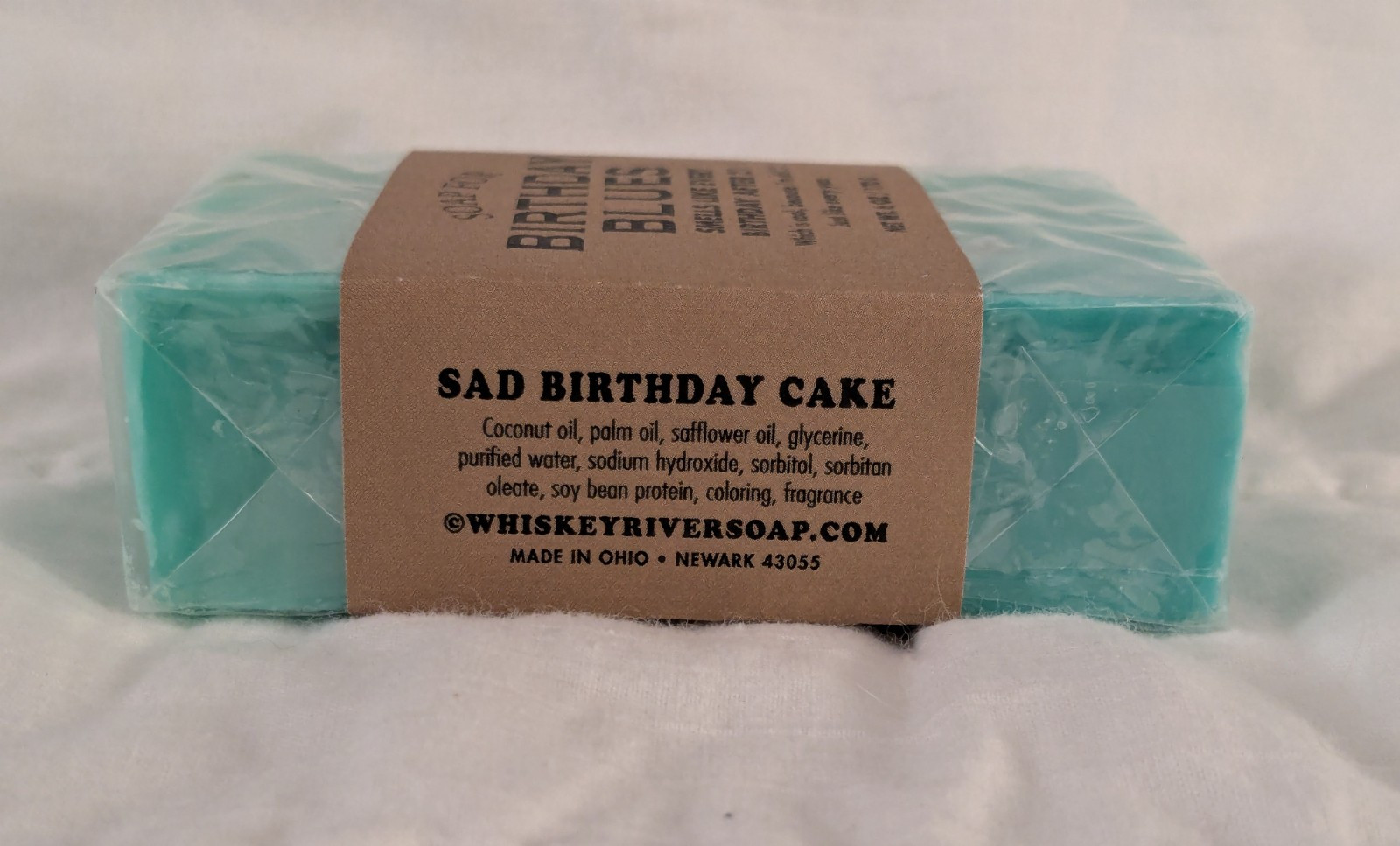 Whiskey River Soap Co-BIRTHDAY BLUES Soap Bar-Cuz You Never Get Carded Anymore😾