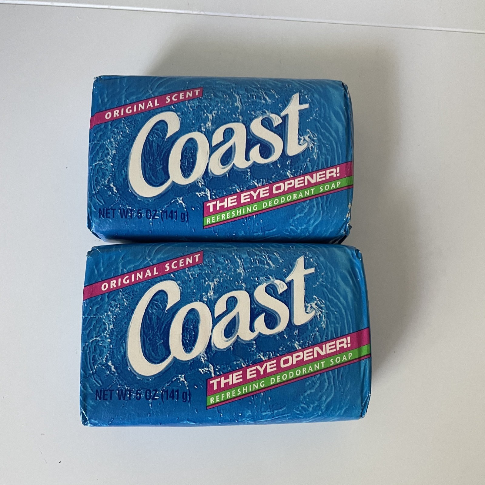 Coast The Eye Opener Original Scent Deodorant Soap 5 oz Lot of 2 Vintage NOS