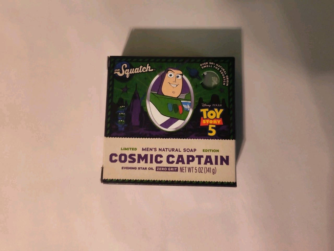 Limited Edition Toy Story 5 Dr Squatch Cosmic Captain Body Soap – 5.0 OZ (New)