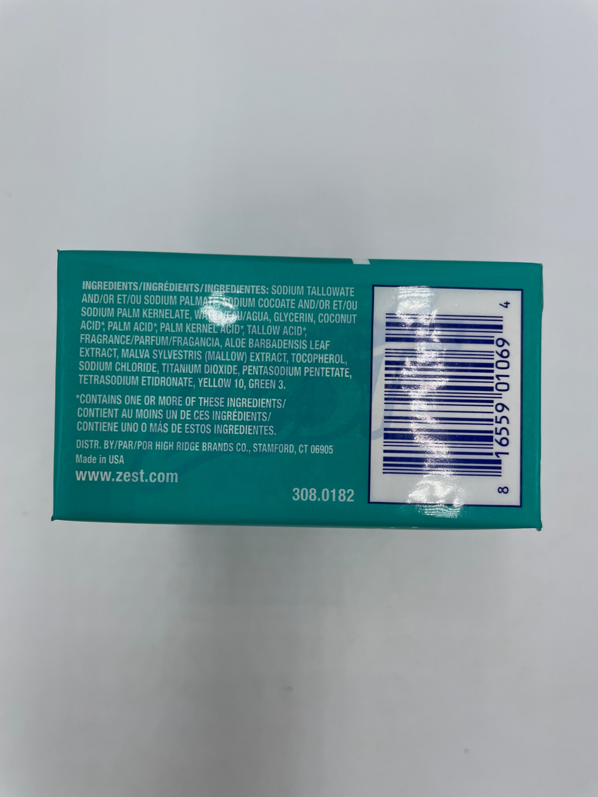 4 Pack Zest Aqua Bar Soap Family Deodorant Bars Refreshing Scent Made in USA