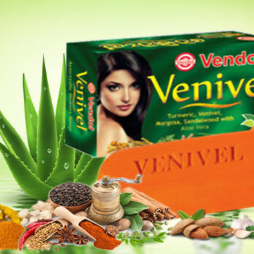 90g VENIVEL SOAP Herbal Ayurvedic Beauty Soap Pure Natural Soaps Sri Lanka
