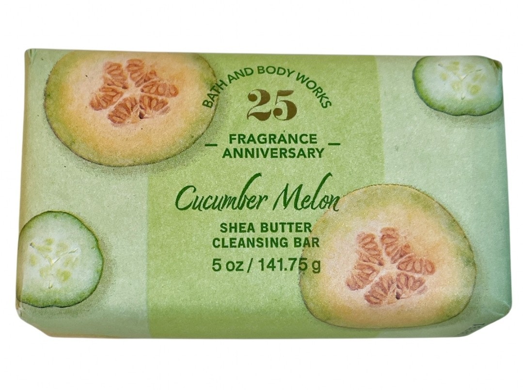 Bath & Body Works Cucumber MelonShea Butter Cleansing Bar Body Soap Sealed