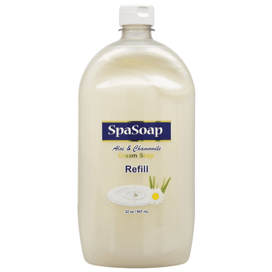 NEW Spa Soap Aloe and Chamomile cream Hand Soap, REFILL Bottle 32 Oz (946 ml) Ea