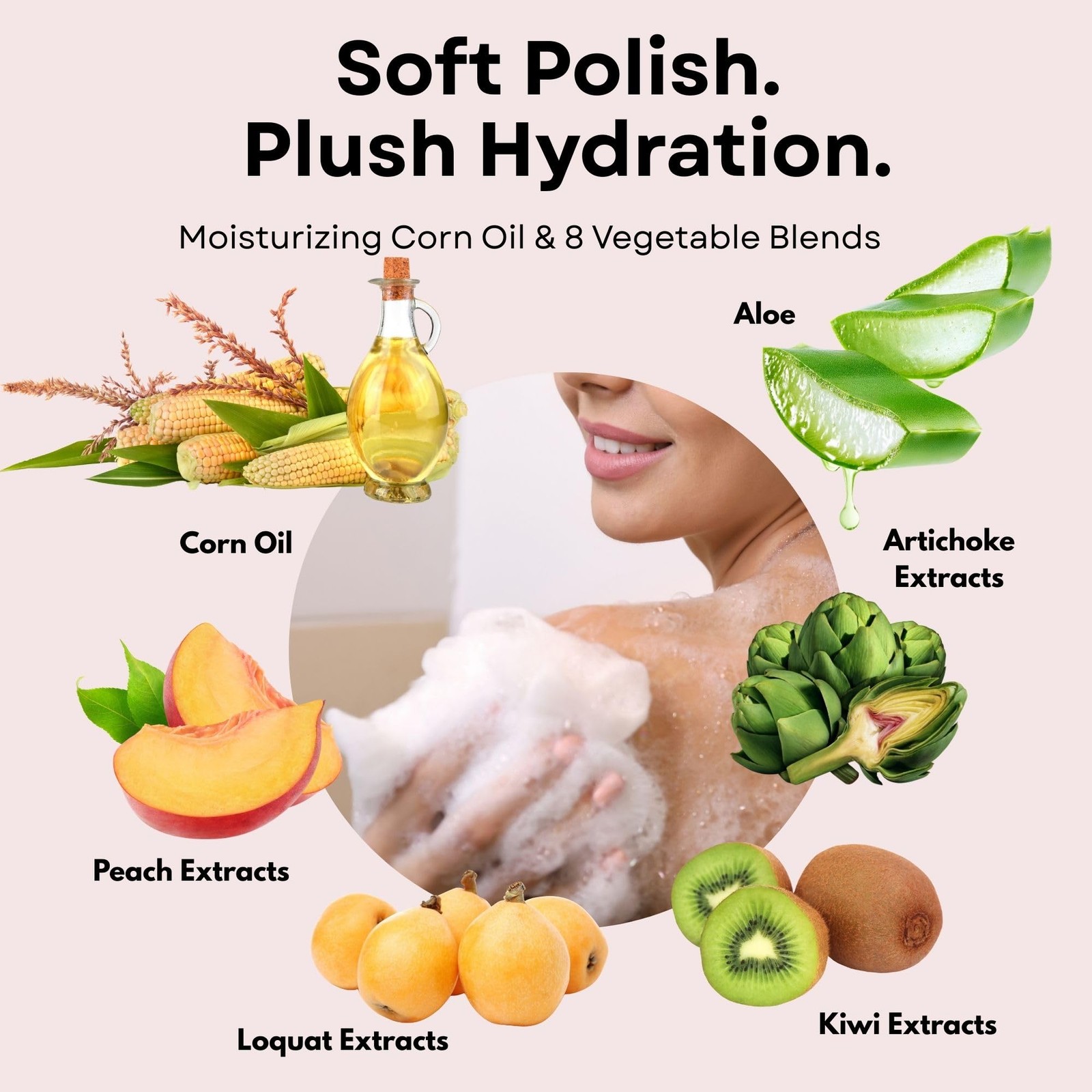 Pelican Soap “Loving Butt” Soap Club 180g Exfoliating Care Peach