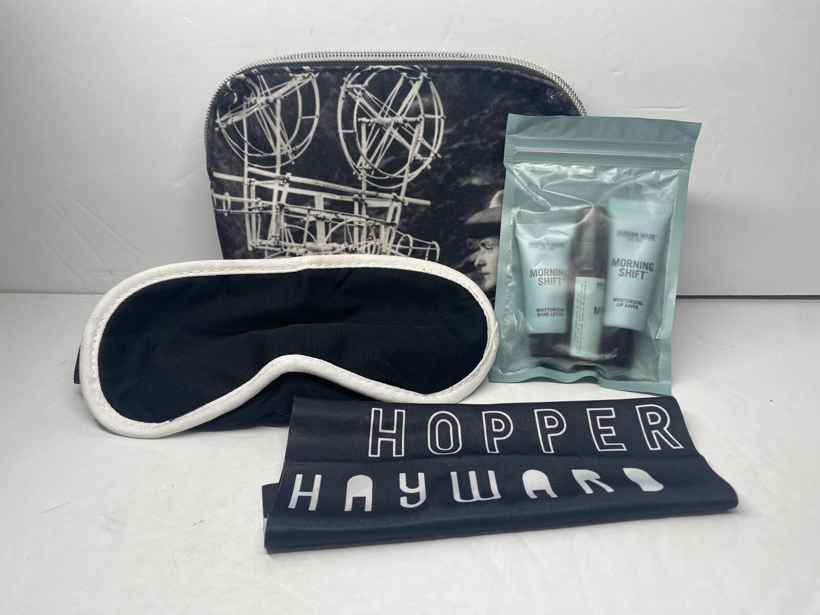 Hudson Made Morning Shift Trio, Eye Mask & Makeup Bag