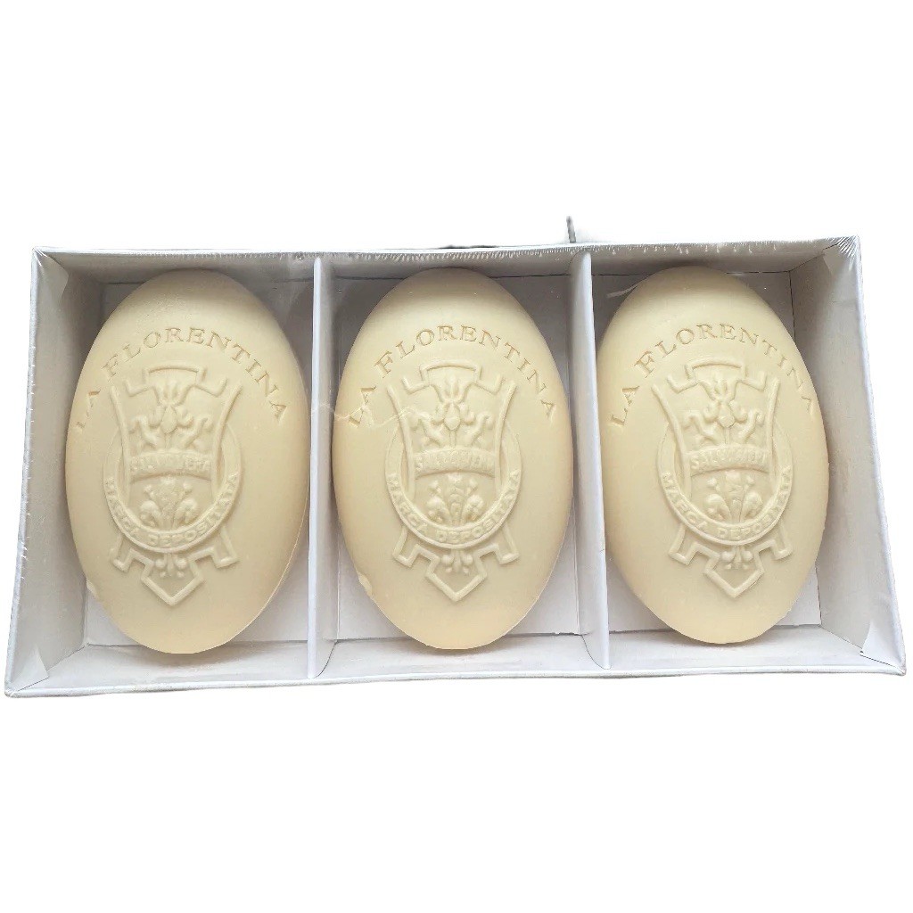 La Florentina Italian Vegetable Soap Florence Lemon Lavender 3 Bars Sapone
