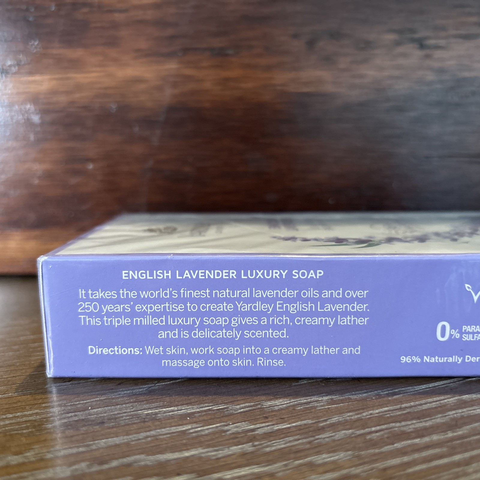 Yardley by Yardley English Lavender Luxury Soaps 3X3.5 Oz Each (Bin 1)