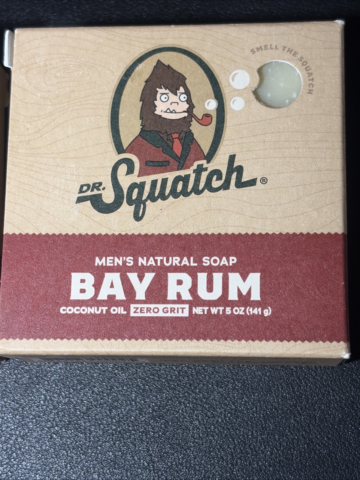 Dr. Squatch Bay Rum Natural Bar Soap for Men, 5 Oz – Pack of 2