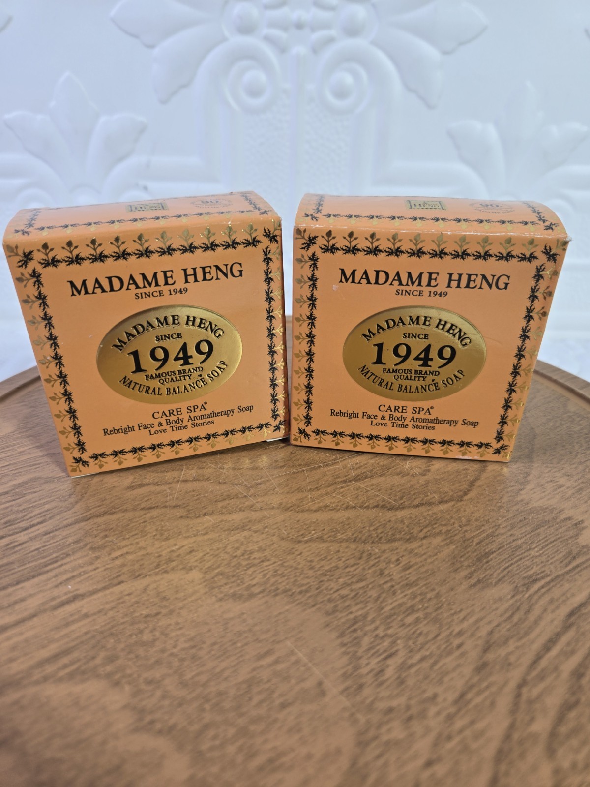 Lot Of 2 Madame Heng Original Herbal Soap Nature Balance Aromatherapy Care Spa