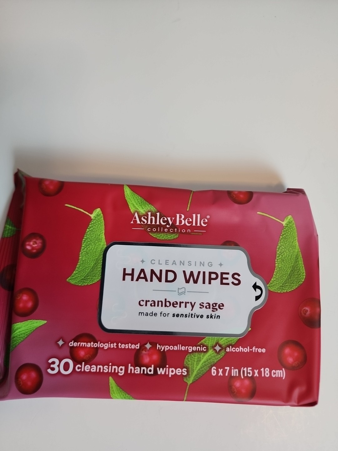 Hand Wipes Ashley Belle 4x-30 Per Alcohol-Free Hypoallergenic 120 Wipes!!