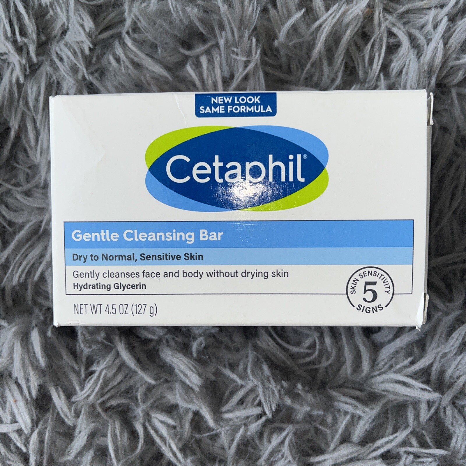 Cetaphil Gentle Cleansing Bar for Dry/Sensitive Skin 4.50 oz
