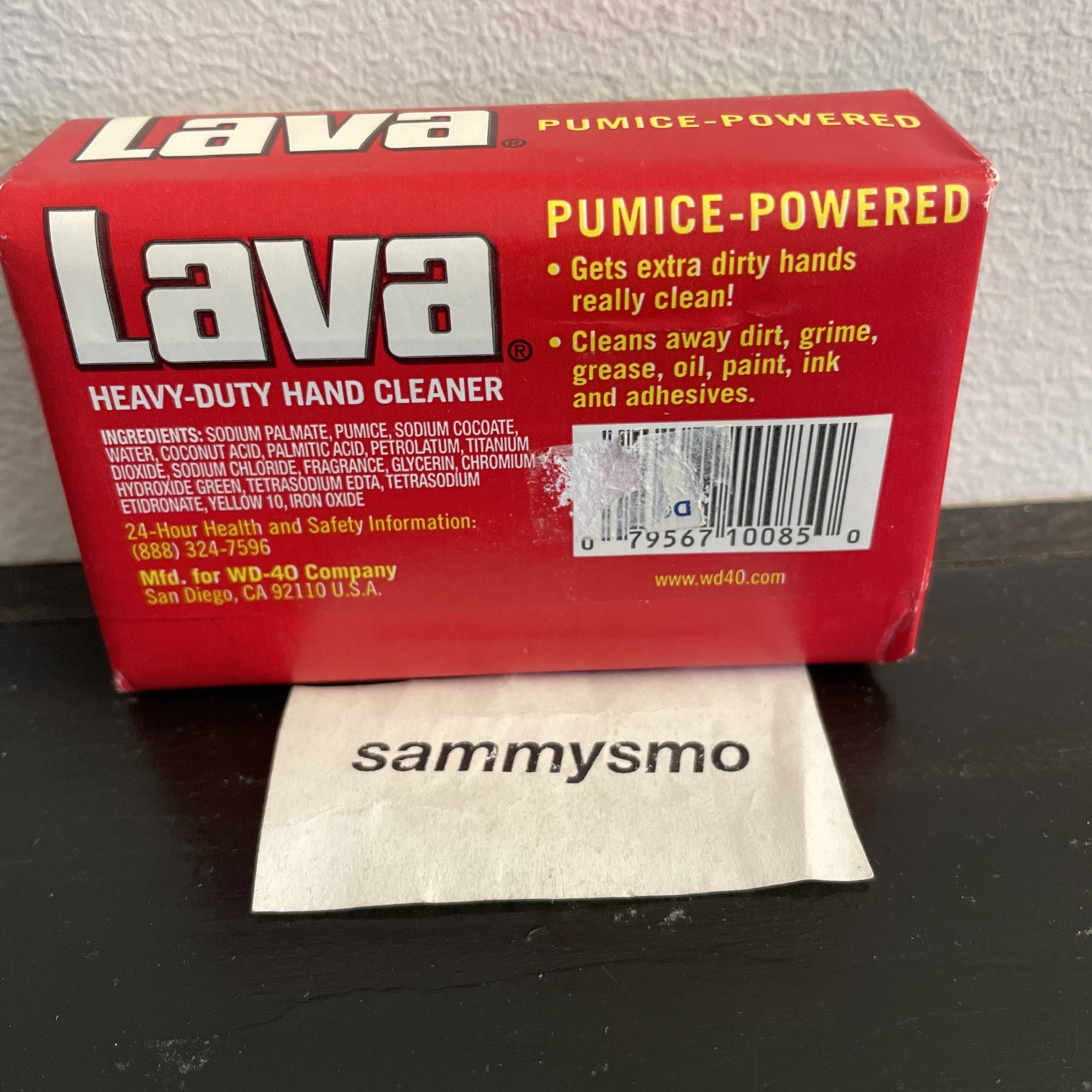 Lava Hand Soap 5.75 oz Bar Heavy Duty Pumice Powered Cleaner WD40