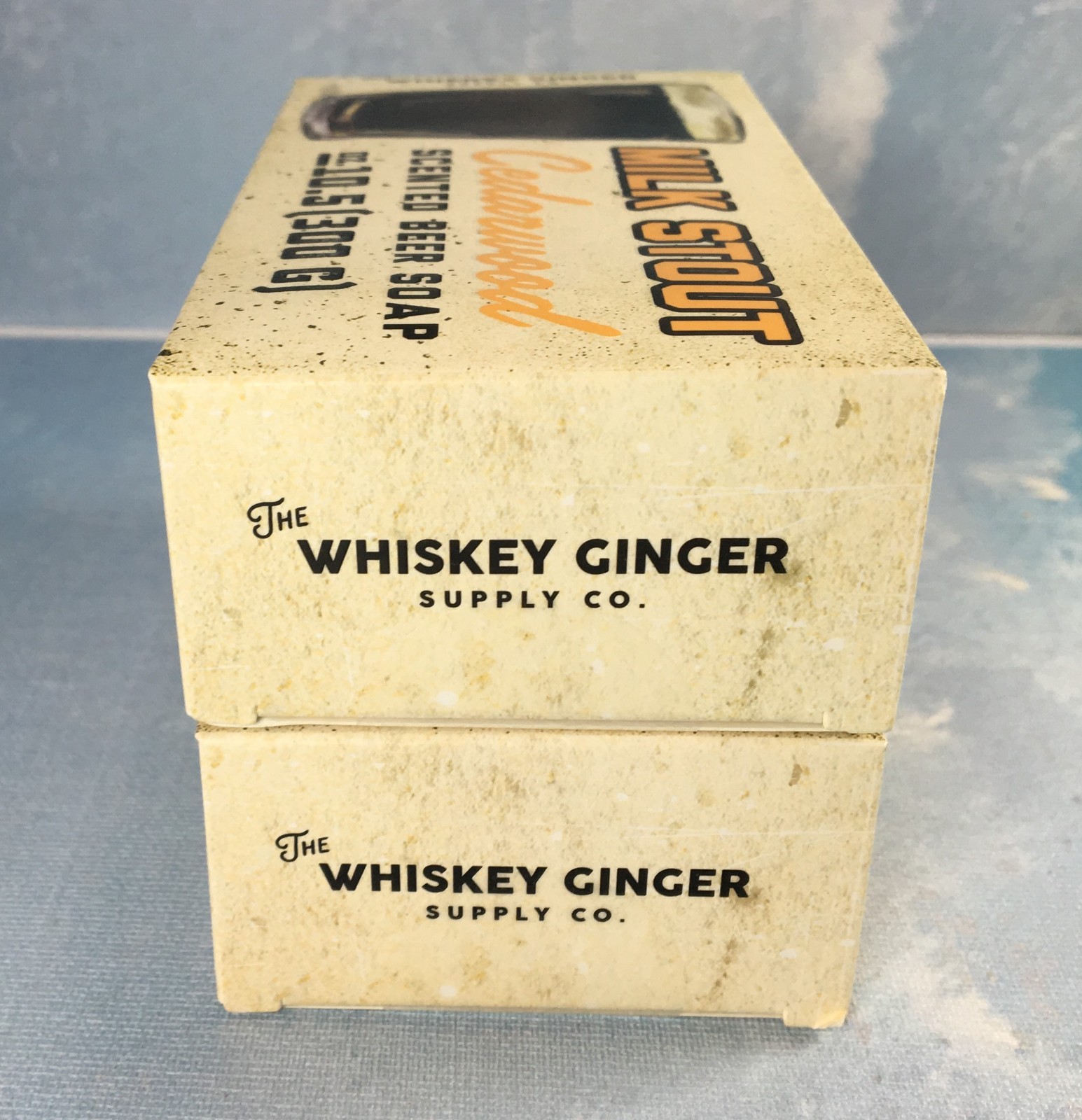 The Whiskey Ginger Co. Cedarwood Beer Soap, 2 Pack, 10.5 oz (300 g) Each
