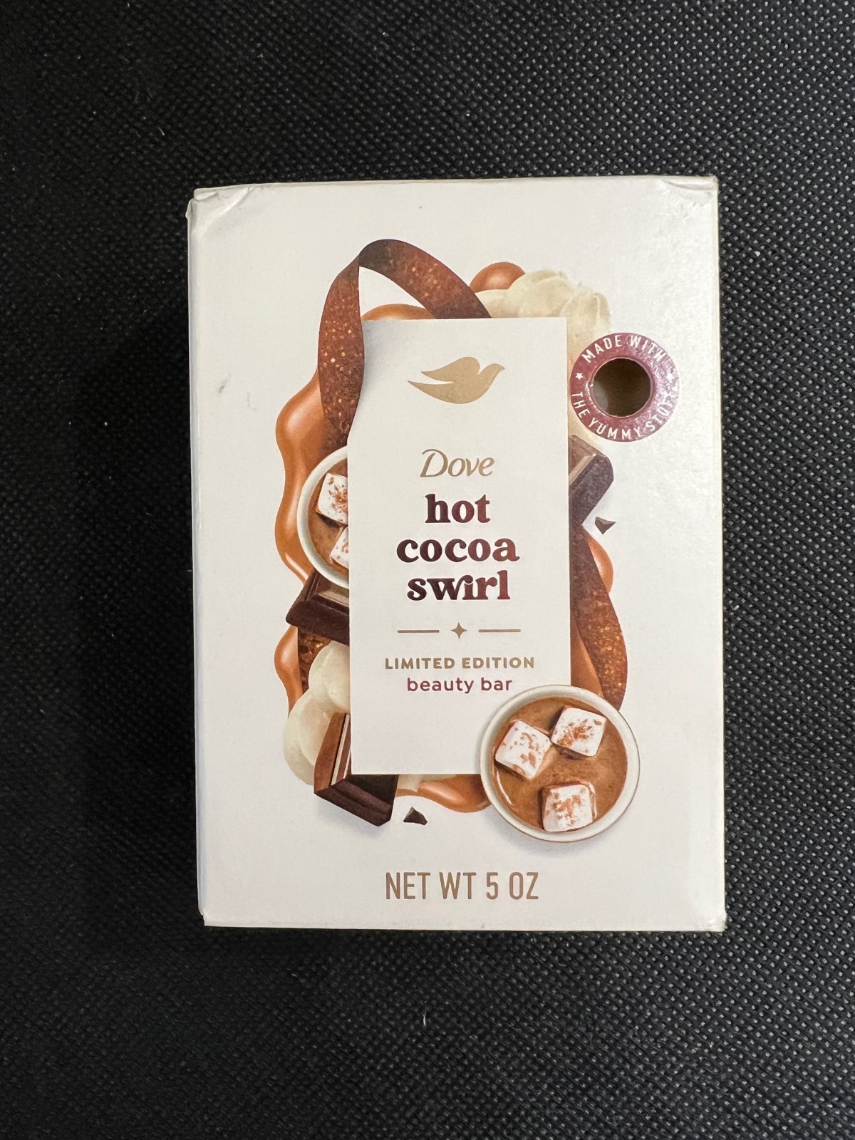 Pack of 4 Dove Hot Cocoa Swirl Beauty Bar Soap 5 oz Limited Edition