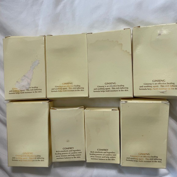 6 Bars Ginseng Clarifying Soap travel size 2 Bar Comfrey Clarifying Soap Vintage