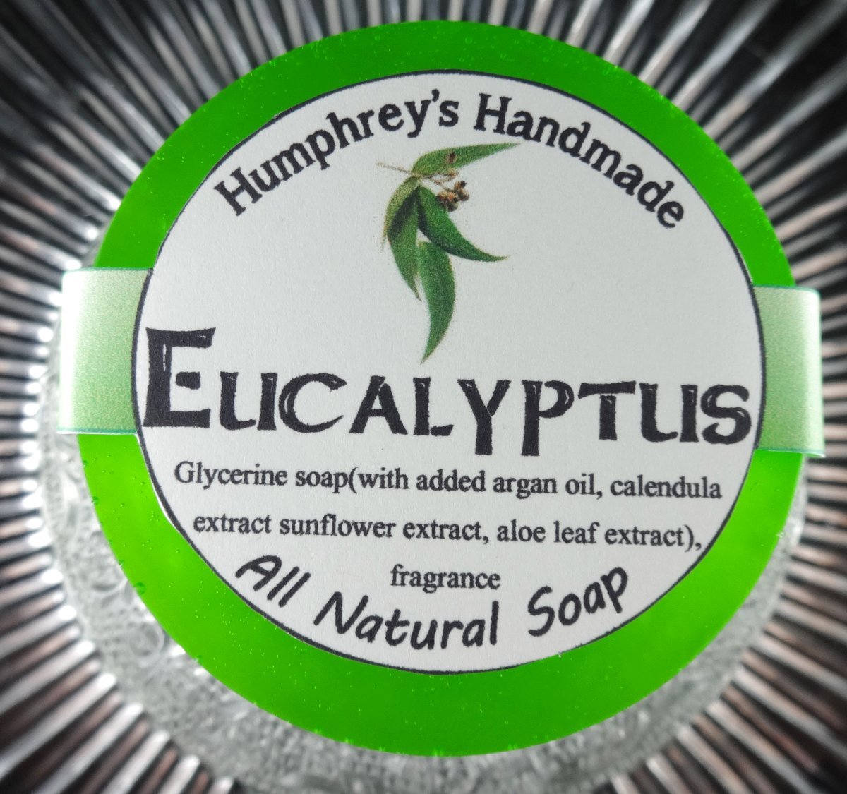 Men’s Unisex EUCALYPTUS Scent Shave Soap, Beard Wash Bar USA Made Essential Oil