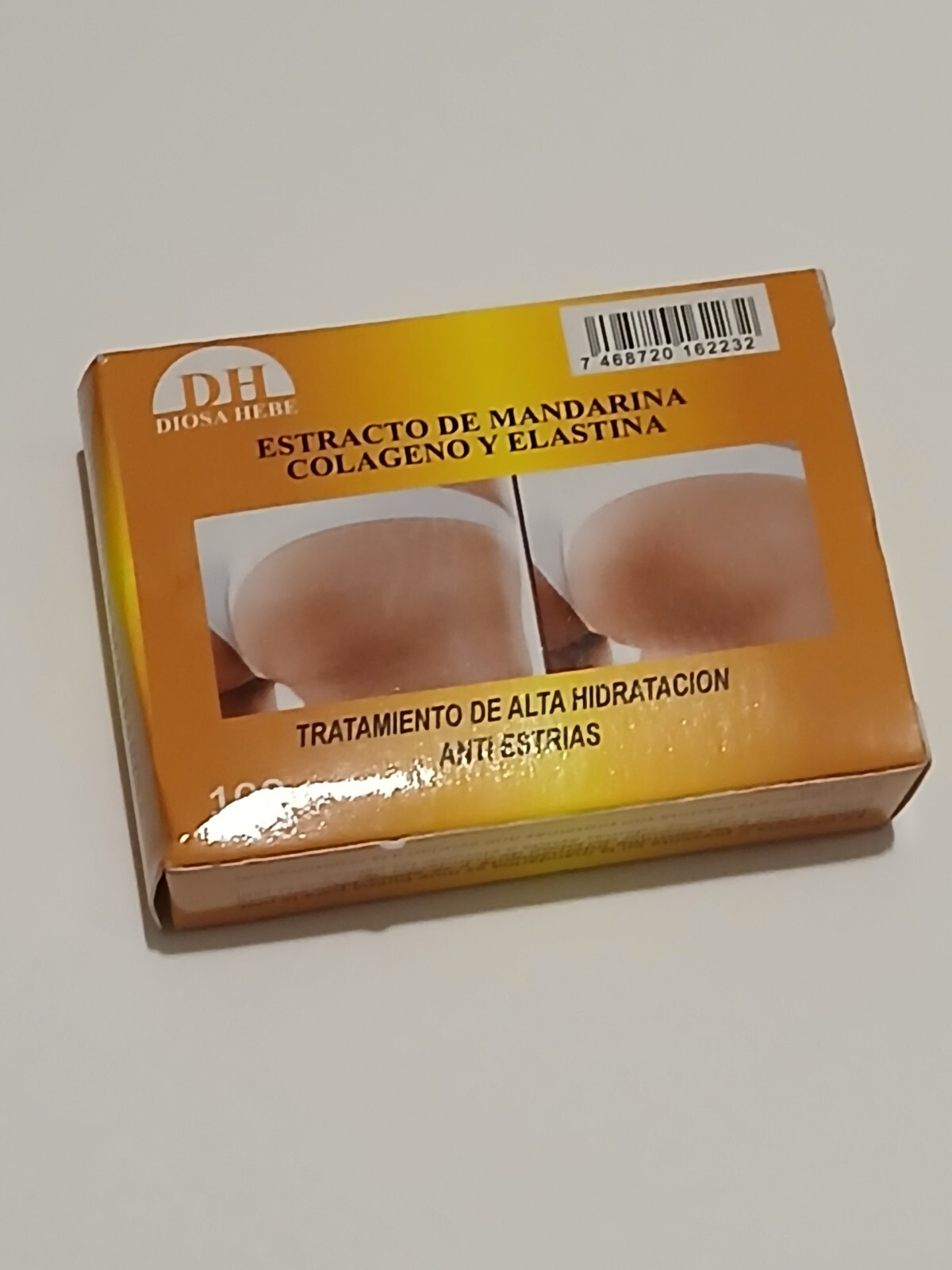 DH Jabon ANTI Estrias Extracto De Mandarina Colageno Y Elastina 100g