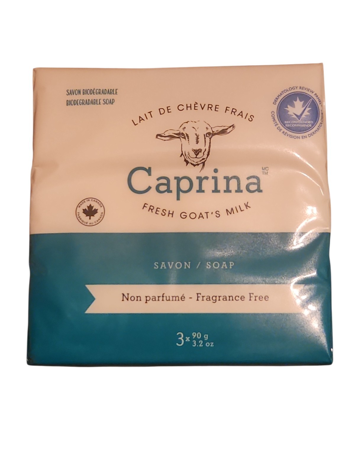 Caprina Fresh Goat’s Milk Soap, 3-Pack