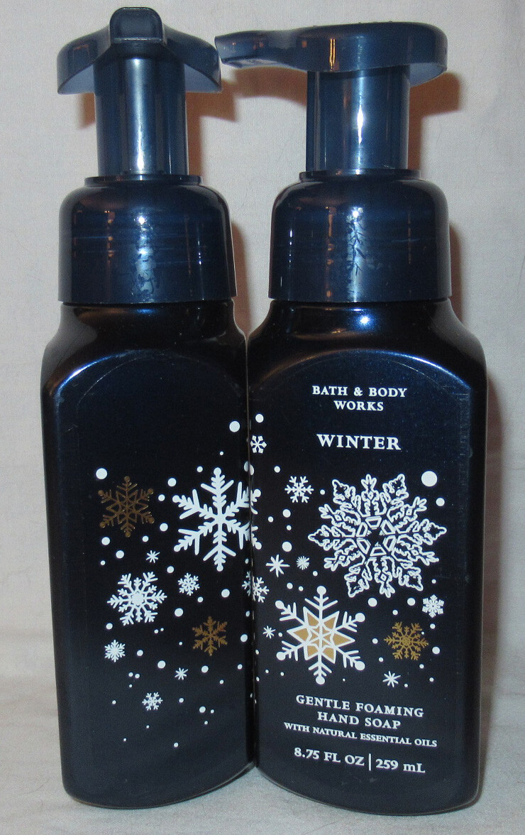 Bath & Body Works Gentle Foaming Hand Soap Lot Set of 2 WINTER orange clove buds