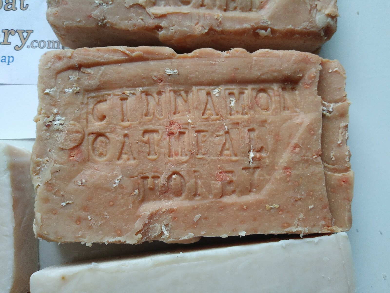 16 BARS RAW GOAT MILK SOAP HAPPY GOAT CREAMERY OATMEAL & HONEY TEA TREE ORANGE