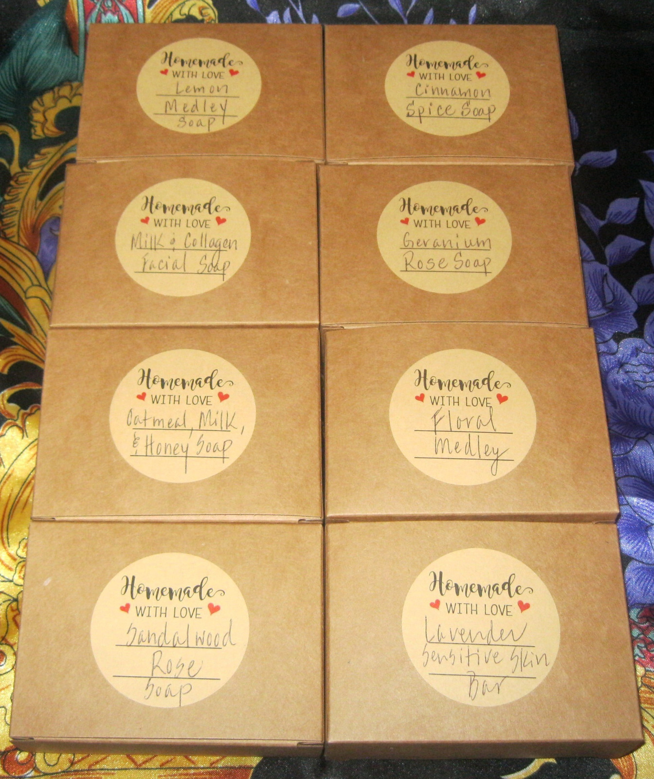 8 All-Natural Deluxe Handmade Soap Bars, 4.5 oz. ea. – NEW! Nice Gift!