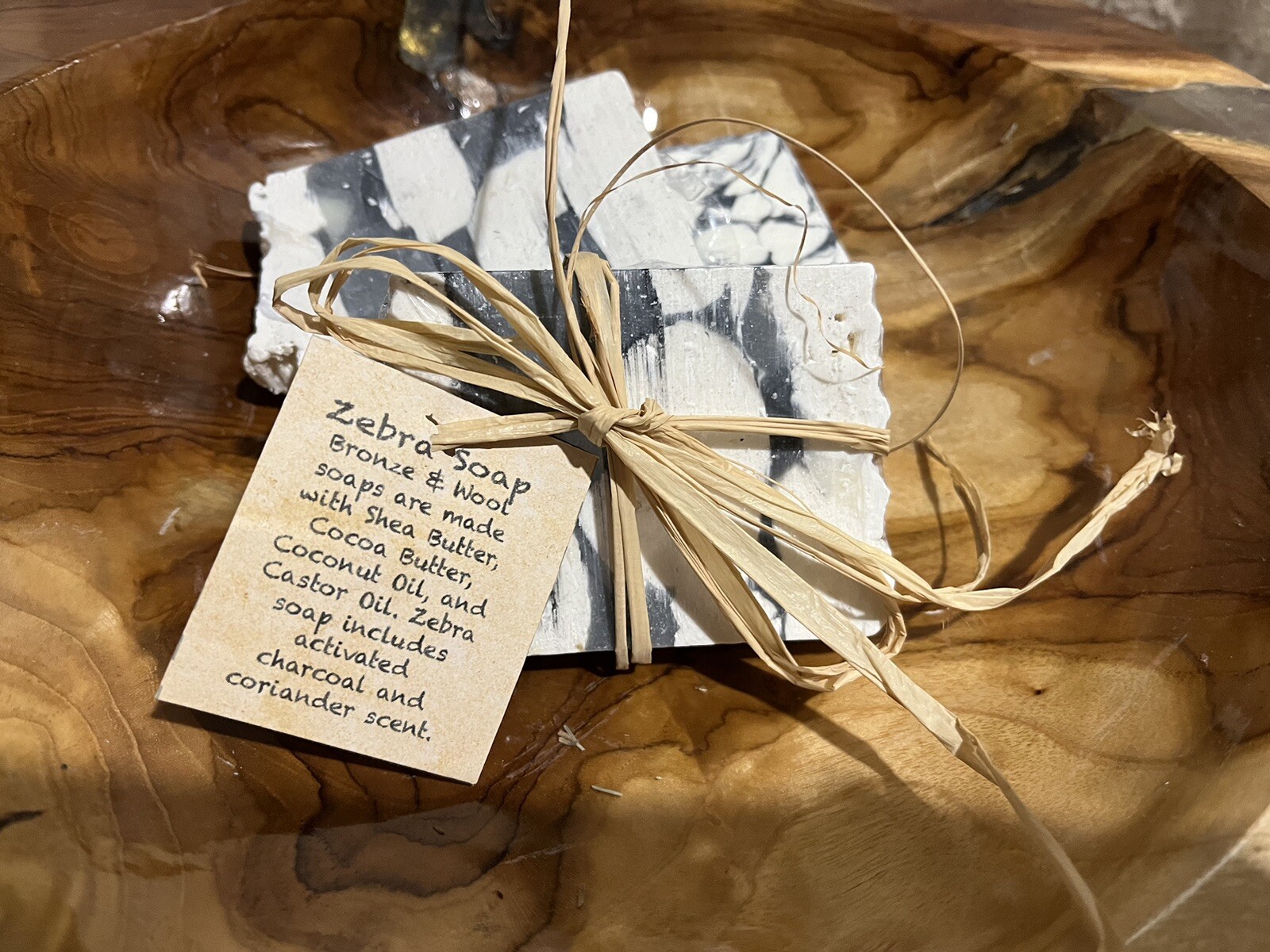 All Natural Hand Made “Zebra” Soap