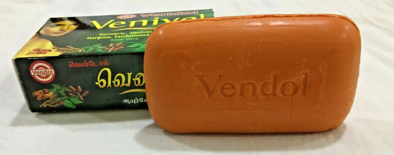“VENDOL VENIVEL” – 100% Natural Sri Lankan 80g Herbal Ayurvedic Soap Brand New
