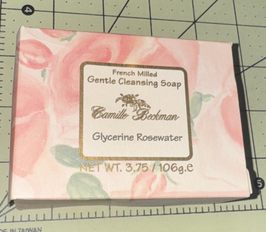 CAMILLE BECKMAN FRENCH MILLED GENTLE CLEANSING SOAPS Glycerine Rosewater