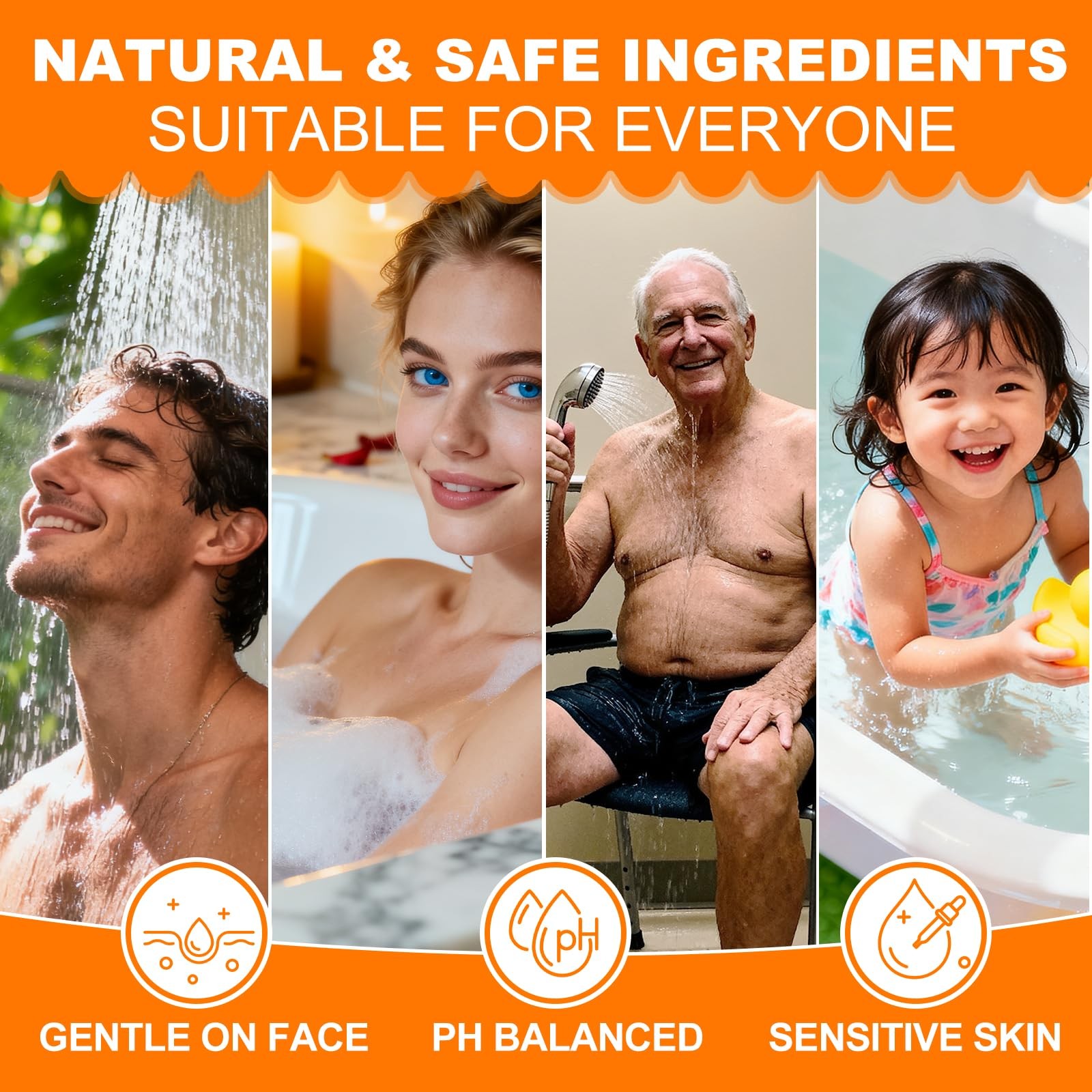 yoniagood 3 PCS Persimmon Soap for Body Odor Control, 3.53 Ounce (Pack of 3)