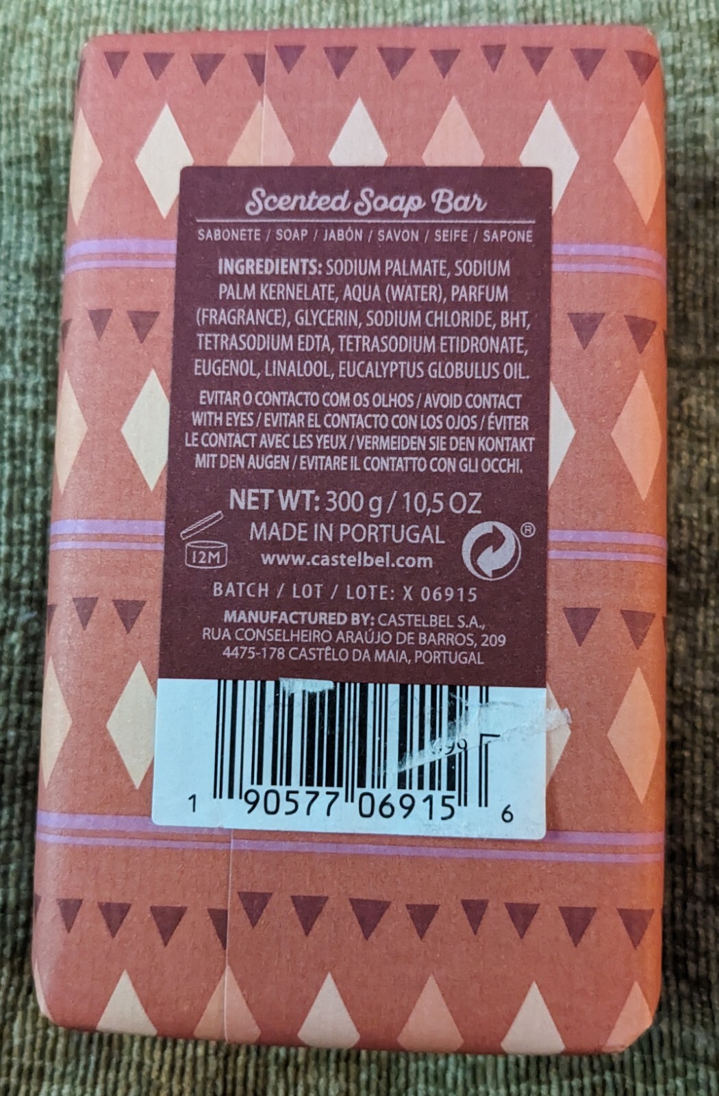 Gingerbread Cookie Scented Bar Soap Castebel Holiday Decorated Bath Shower 300g