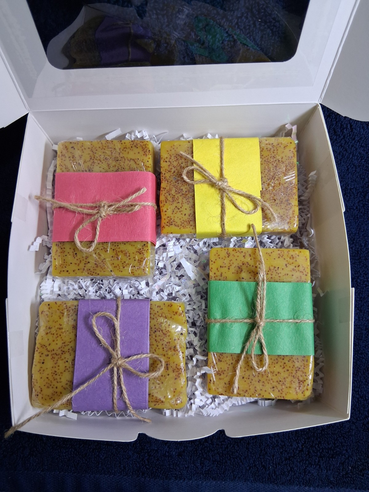 4-piece set Turmeric, Kojic Acid, and Lemon Brightening Soap