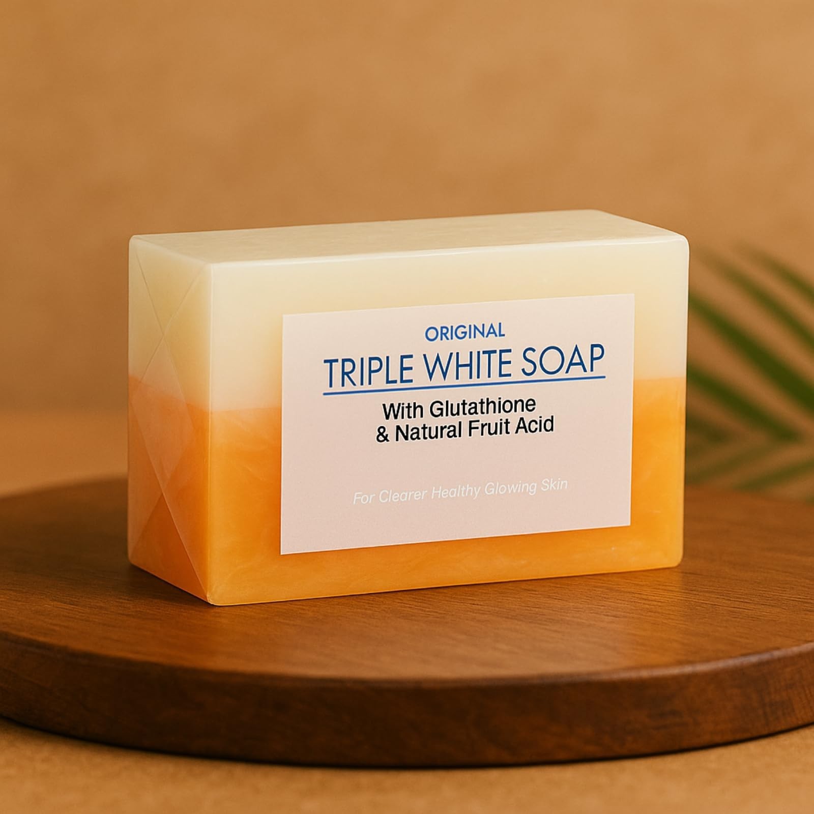 Original Triple White Soap w/ Placenta, Glutathione, 150g, 2 Bars