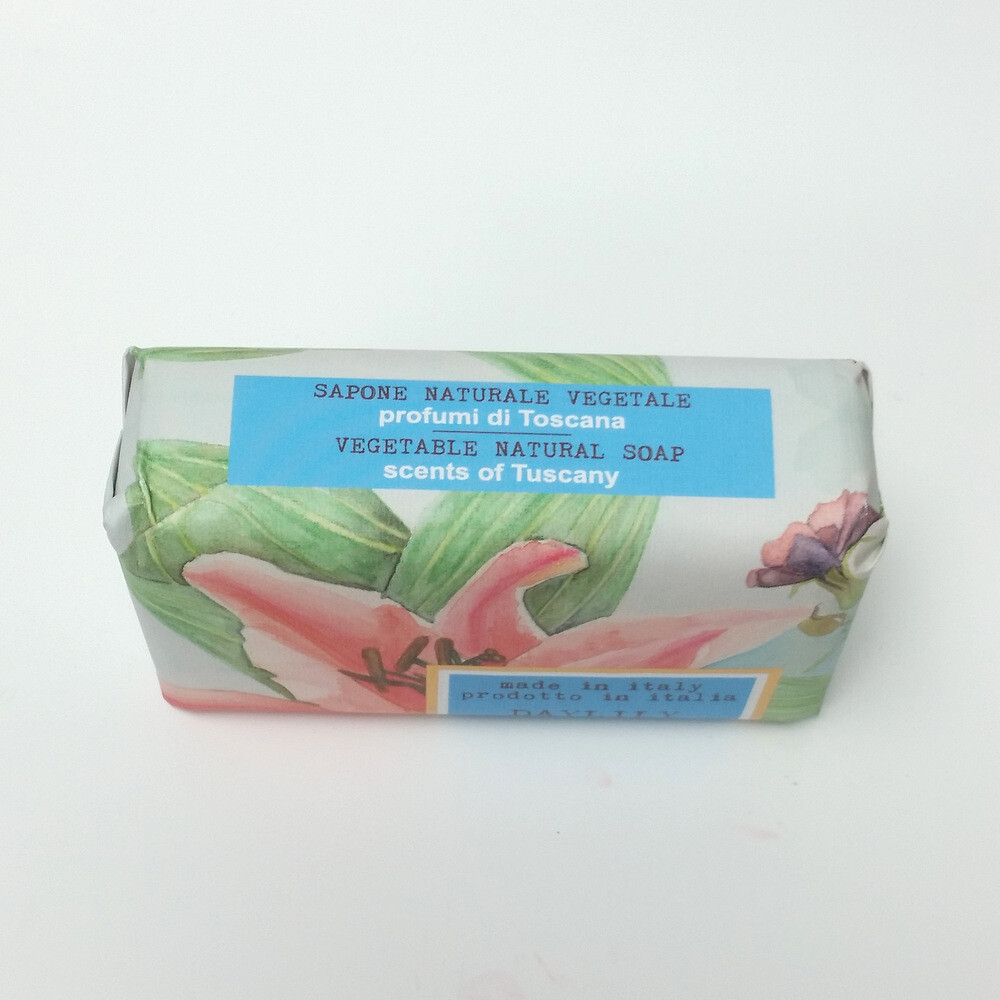 Saponerie Mario Fissi Daylily Spring Flowers Vegetable Bath Soap Bar 9.7 oz 275g