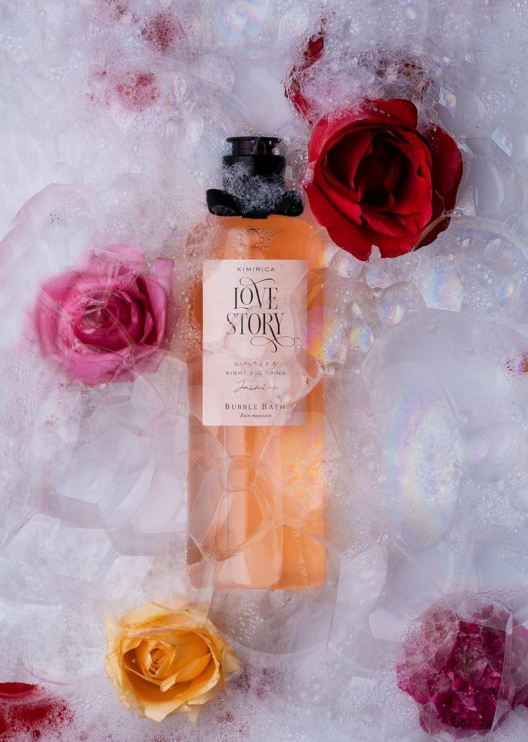 Kimirica Love Story Bubble Bath Bottle, 100% Vegan and Paraben Free -290 ml