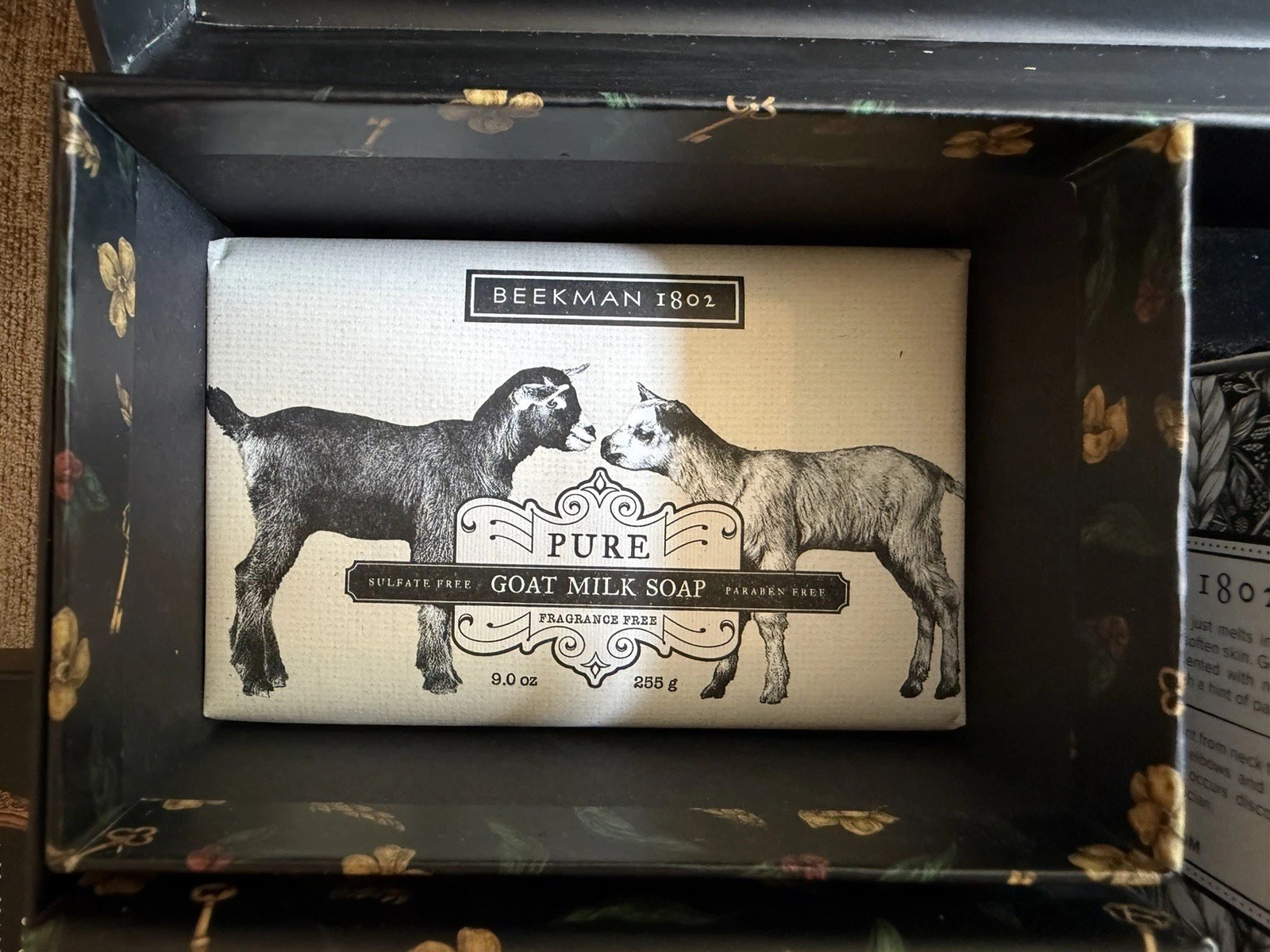 The William Beekman 1802 Bounty Box Goat Soap Lotions Cremes Skincare Gift Set