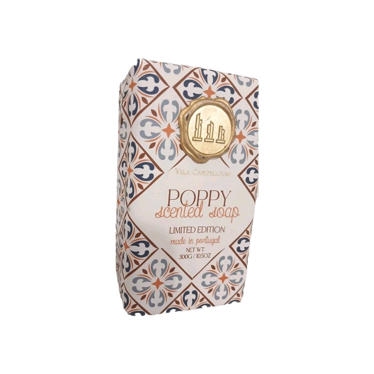 Rare Portugal Soap Bar POPPY Floral Scent Fragrance Spa Bath Luxury Gift Wrapped