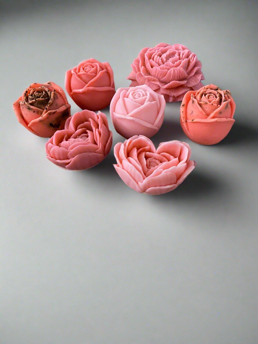 Mother’s Day Gift Soap Roses | Handmade Floral Scented | Gift Box set of 5