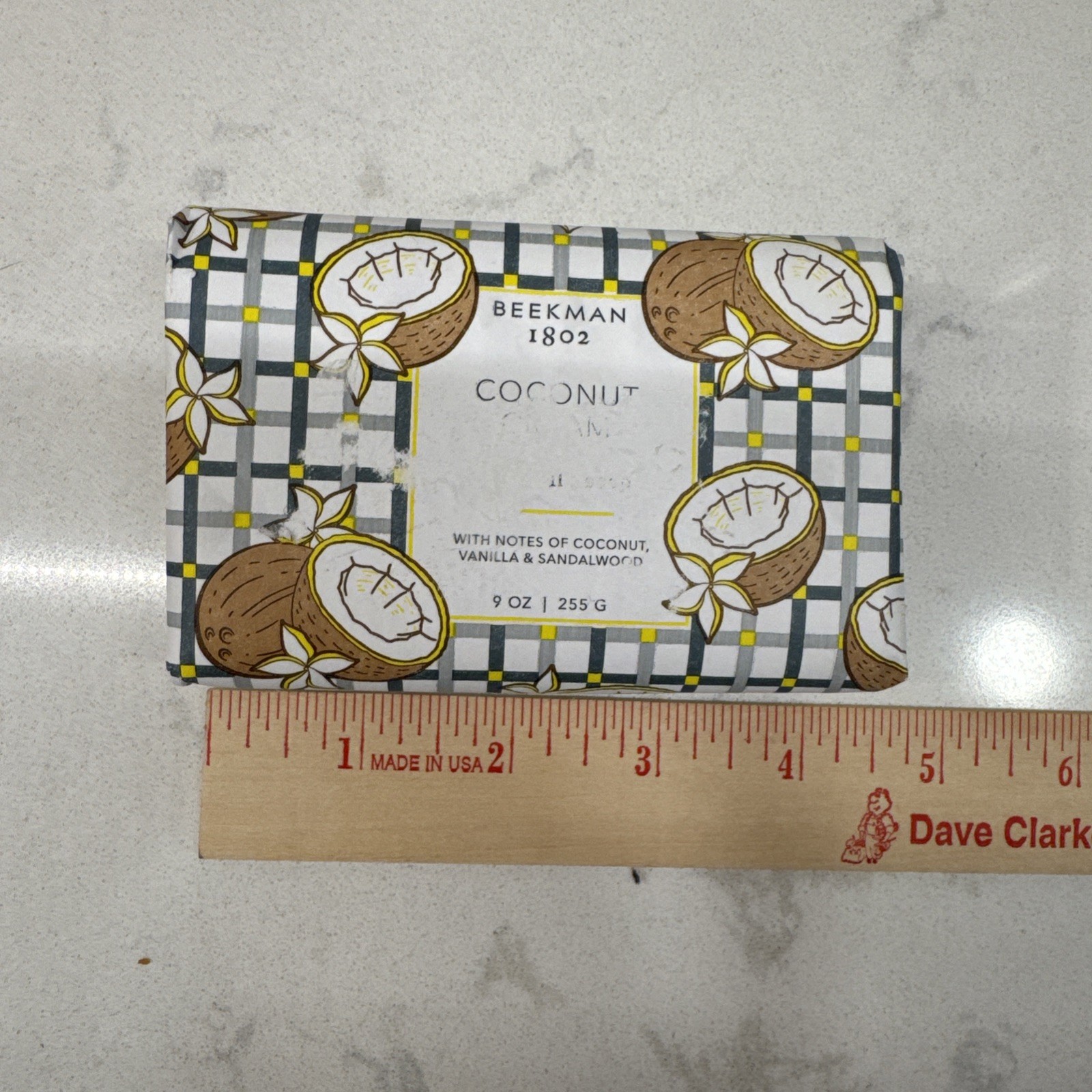 NEW BEEKMAN 1802 Coconut Cream Goat Milk Bar Soap Full Size 255g/9g