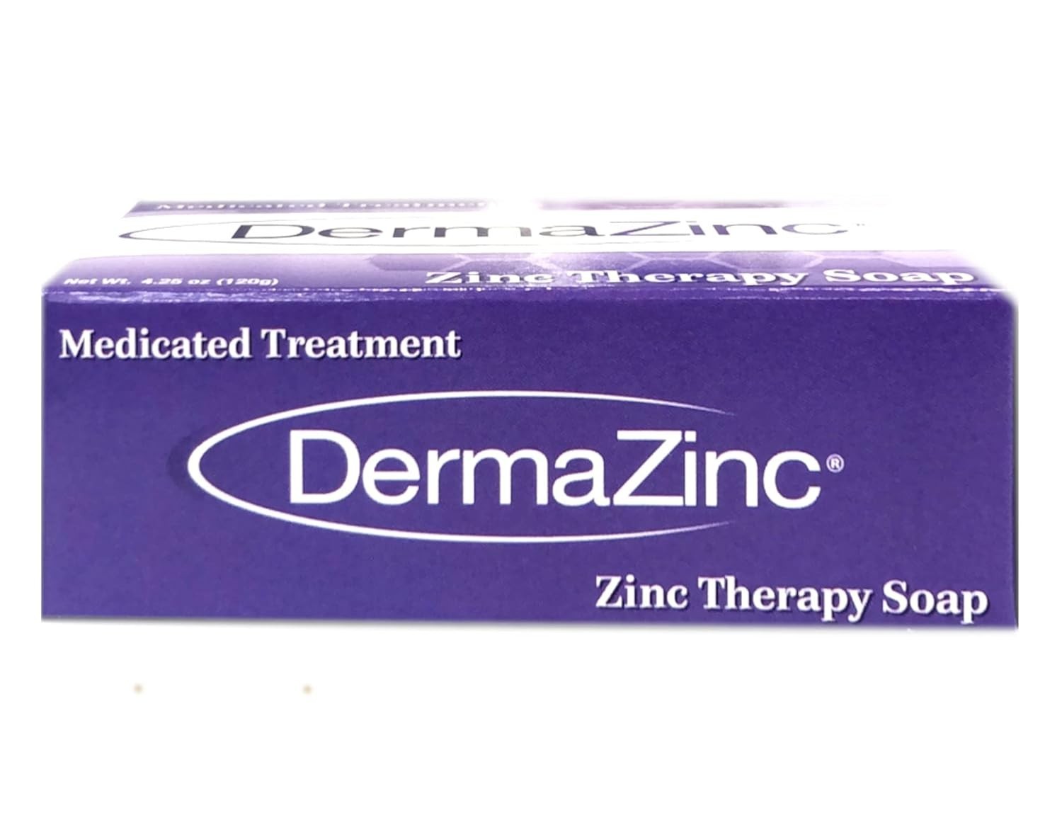 Pack of 3 DermaZinc Zinc Therapy Soap Medicated Treatment Itch Relief 4.25 Ounce