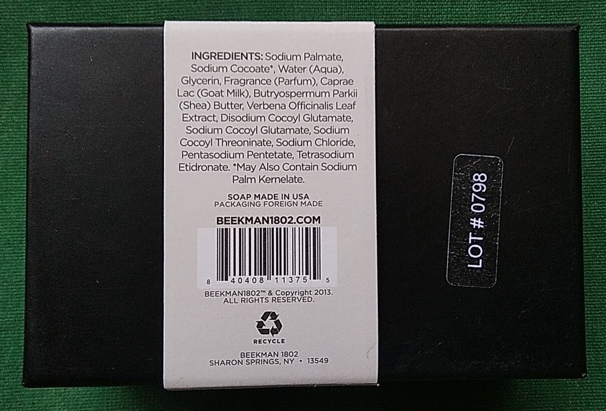 Beekman 1802 Goat Milk Soap Bar-Fresh Air-9oz