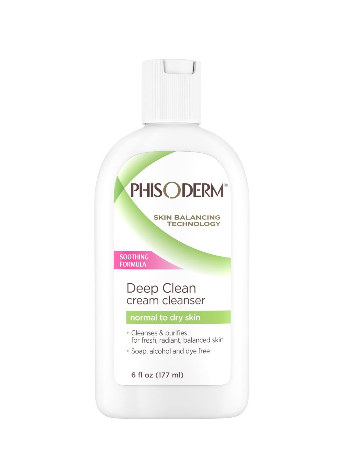 3x Phisoderm Deep Cleaning Cream Cleanser for Normal to Dry Skin (177 ml) alcoho