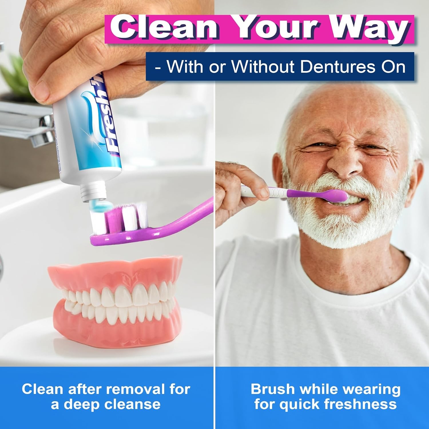 Fresh ‘N Brite Denture Cleaning Paste, 3.80 Ounce