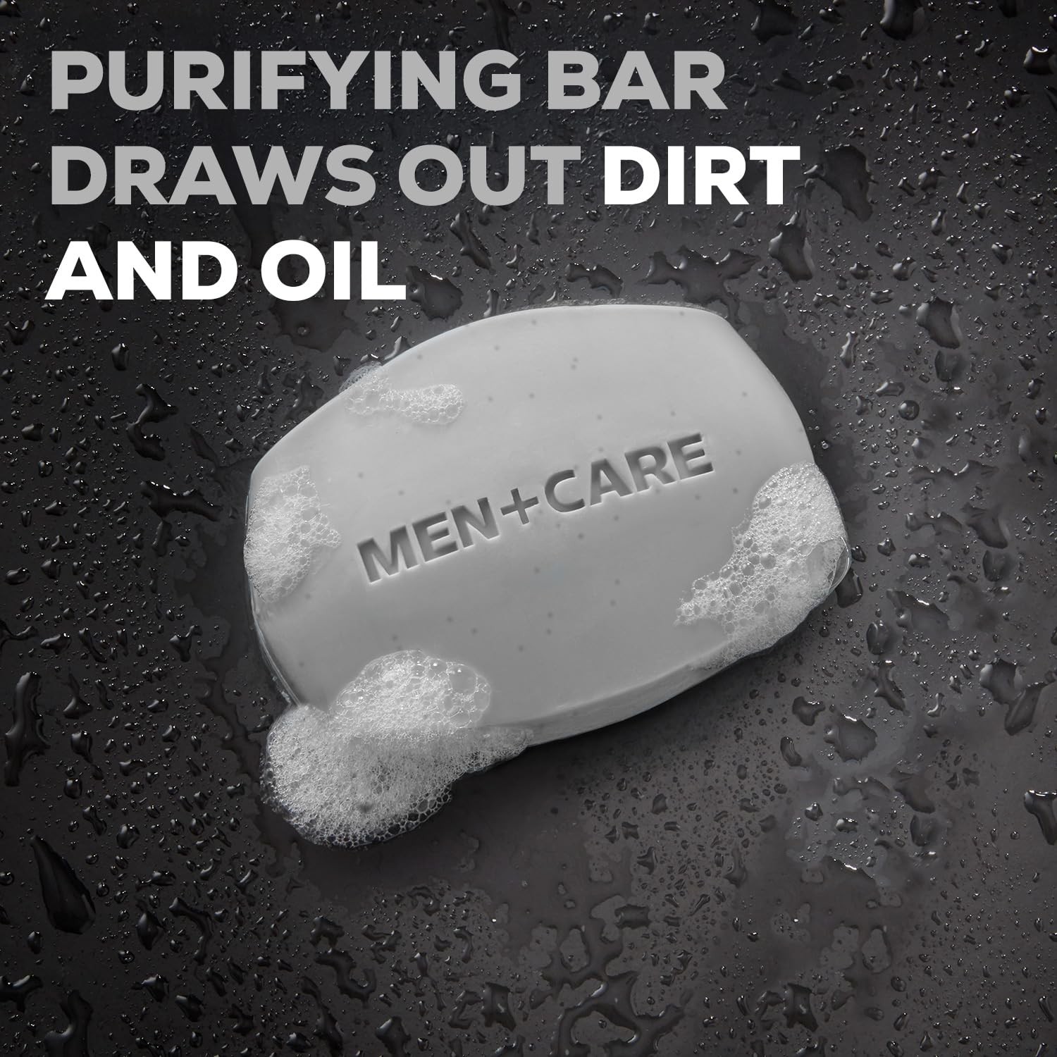 Men’s Body Face Bar 6 Count + Travel Exfoliating Charcoal Clay 3in1 Soap