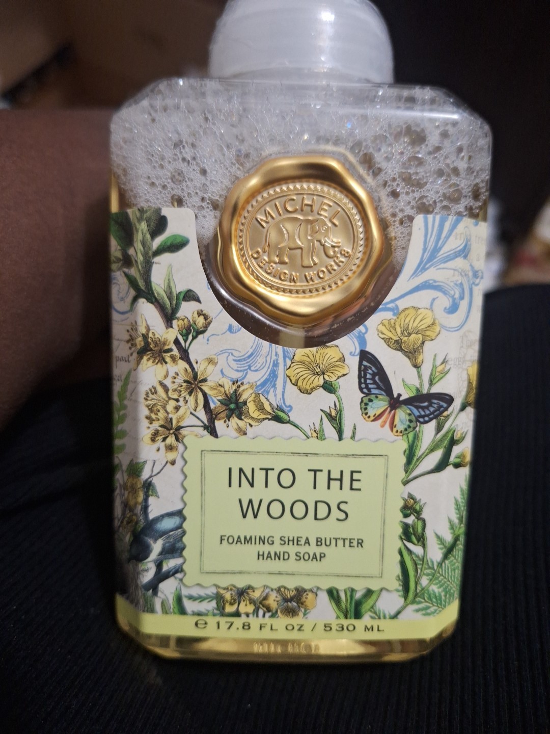 SHEA BUTTER FOAMING HAND SOAP Into The Woods Michel Design Works 17.8 Oz