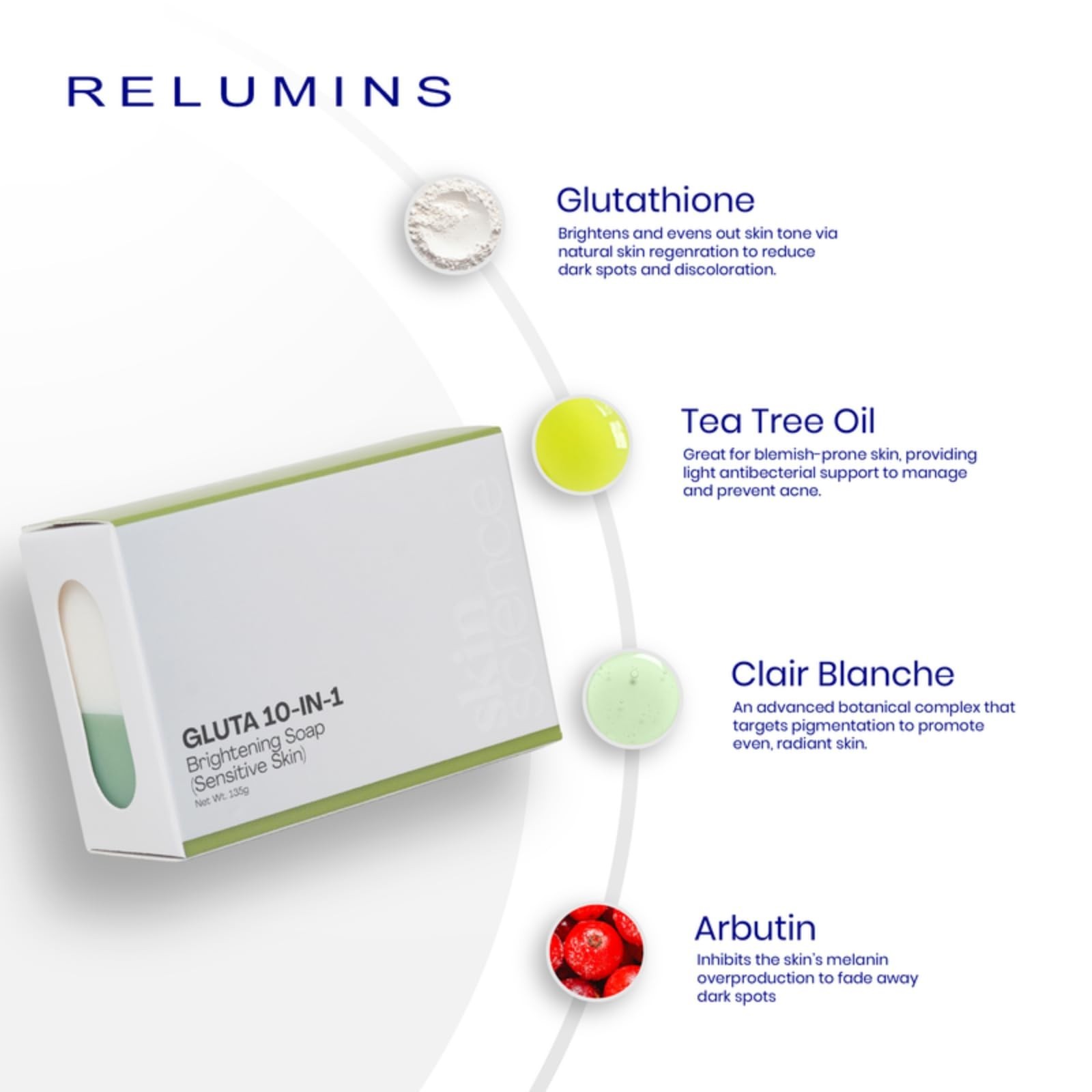 Gluta 10-in-1 Natural Soap Bar 135g