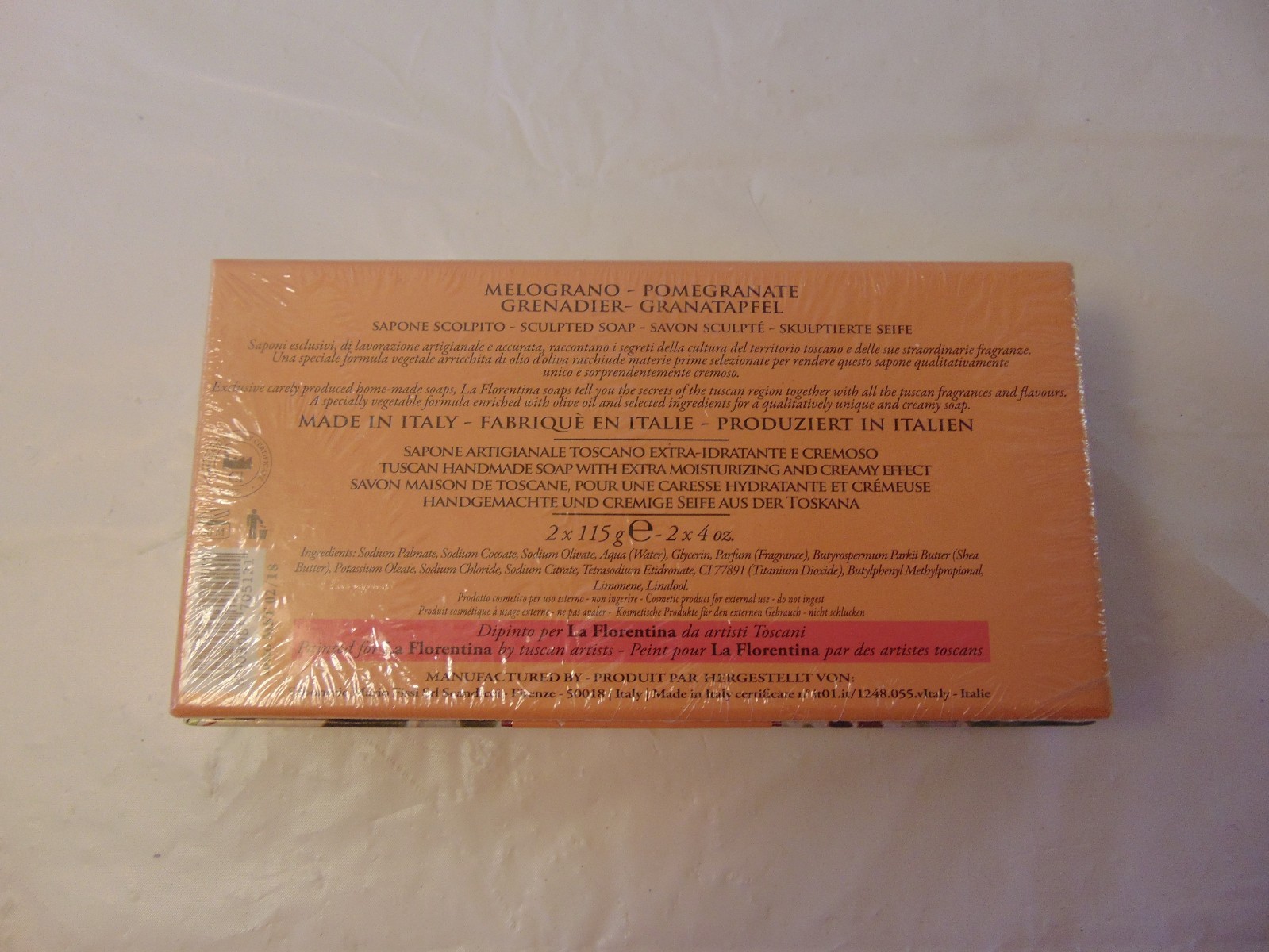 La Florentina Melograno Sculpted Soap